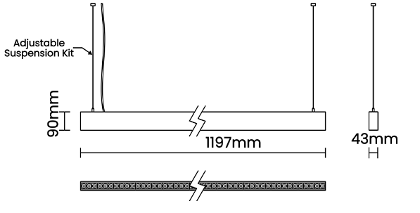 Flute 45 P - 26W | Abby Lighting
