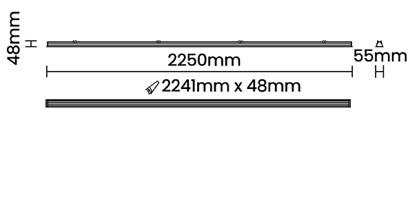 iSoft Deep R 224 - 40W | Abby Lighting